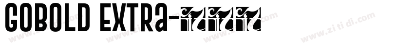 Gobold Extra字体转换